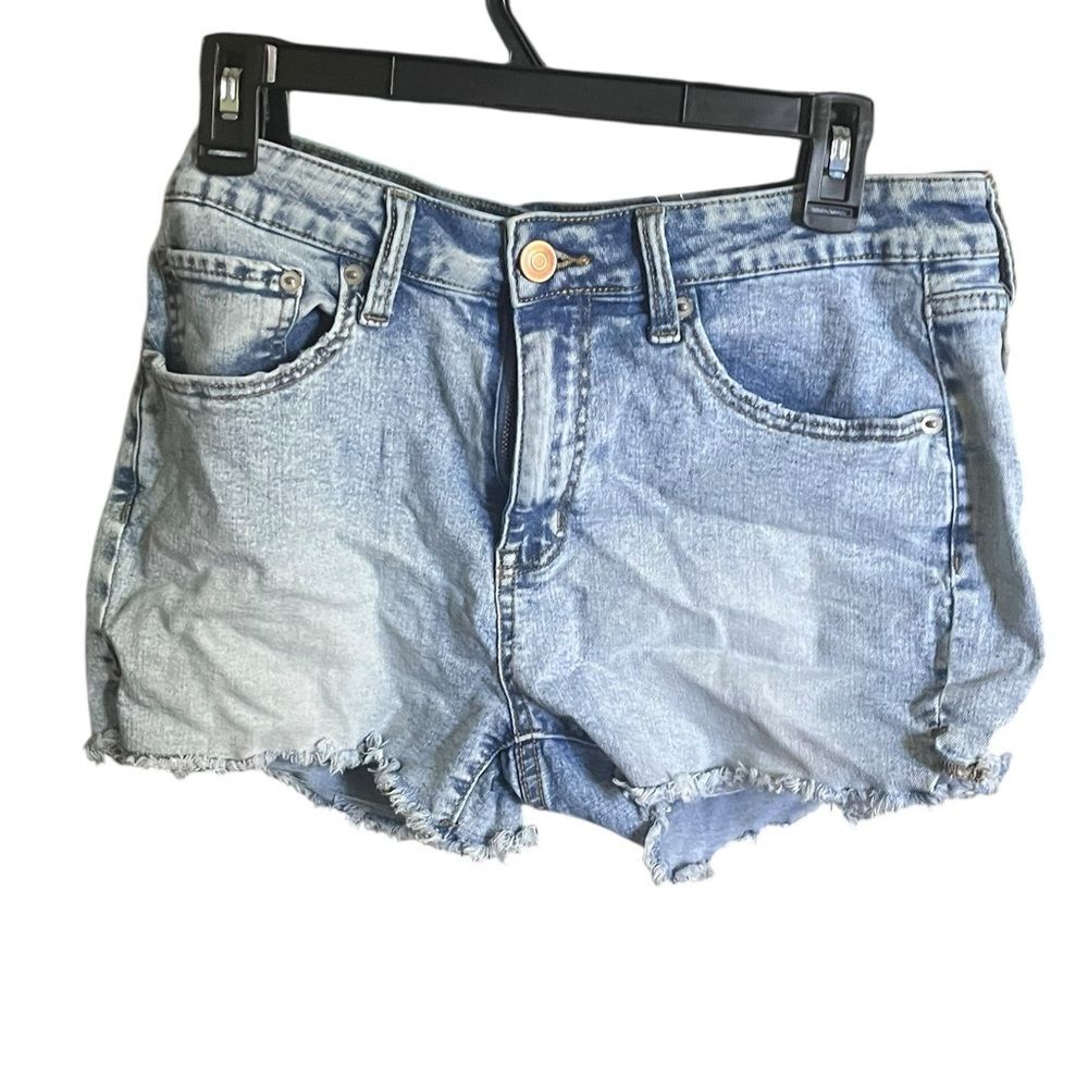 No boundaries raw hem Denim Blue Women's Shorts size 11